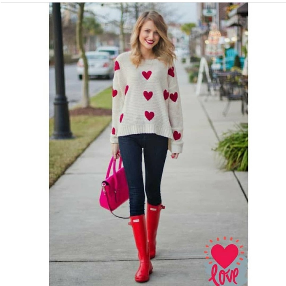 ❤️❤️Heart sweater